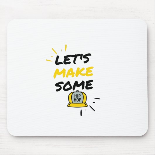 Hip-Hop-Mütze Mousepad (Vorne)
