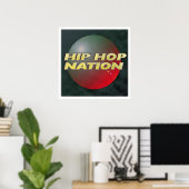 Hip Hop Nation Poster (Heimbüro)