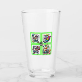 Hip Hop Oaster Bunny Buddies, Neon Green | Glas