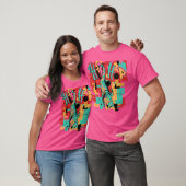 Hip Hop Old School Rapper Design T-Shirt (Unisex)