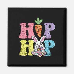 Hip Hop Osterhase Ei Jagd Kaninchen Frühling Magnet