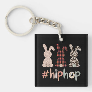 Hip Hop Osterhase Frühling Süß Schlüsselanhänger