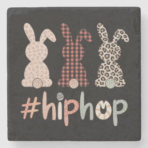 Hip Hop Osterhase Frühling Süß Steinuntersetzer
