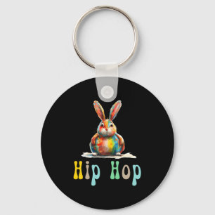 Hip Hop Ostern Lustiges Osterhase T-Shirt  Schlüsselanhänger