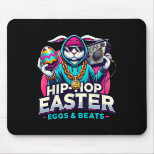 Hip-Hop Ostern – Lustiges Rap-Musik-Streetwear-T-S Mousepad