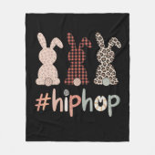Hip Hop Ostersonniger Frühling Niedlich Fleecedecke (Vorderseite)