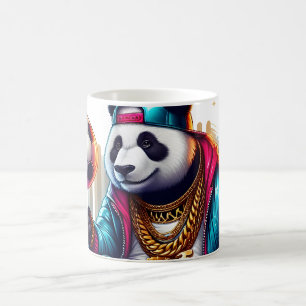 Hip Hop Panda Fußball Sommer Sportarten Kaffeetasse