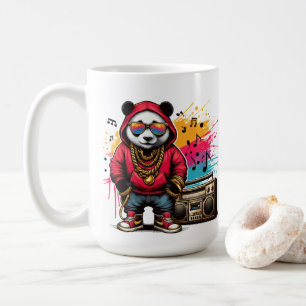 Hip Hop Panda Groove: Hip Hop Kaffeetasse