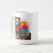 Hip Hop Panda Groove: Hip Hop Kaffeetasse (Vorderseite Links)