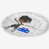 Hip Hop Pappteller (Schrägansicht)