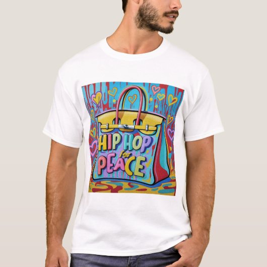 Hip Hop Peace Art Collection T-Shirt (Vorderseite)
