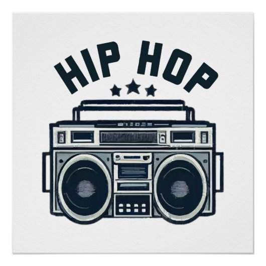 Hip-Hop Poster (Vorderseite)