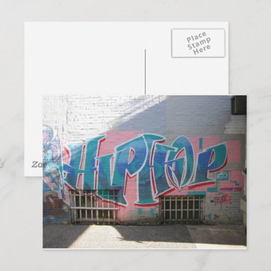Hip Hop Postkarte (Vorne/Hinten)