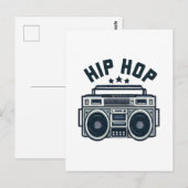 Hip Hop Postkarte (Vorne/Hinten)