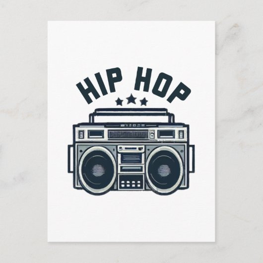 Hip Hop Postkarte (Vorderseite)
