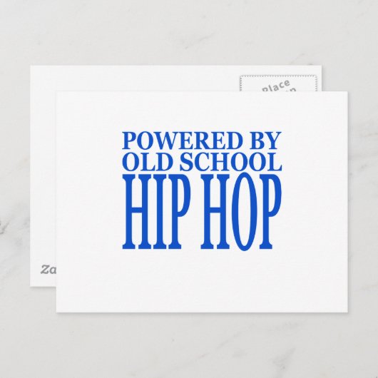 HIP HOP POSTKARTE (Vorne/Hinten)