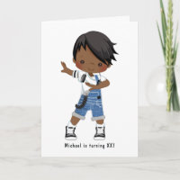 Hip Hop Rap Boy Break Tancer Birthday Party Foto
