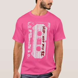 Hip Hop Rap Mixtape Cassette DJ Retro 90S T-Shirt