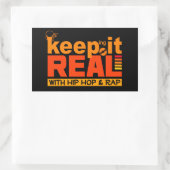 HIP HOP & RAP Sonderaufkleber Rechteckiger Aufkleber (Tasche)