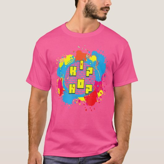 Hip Hop Rapper T-Shirt (Vorderseite)