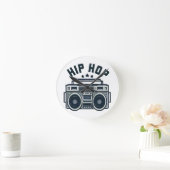 Hip Hop Runde Wanduhr (Zuhause)