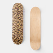 Hip Hop Safari Modeleopard Spots Cheetah-Druck Skateboard (Vorderseite)