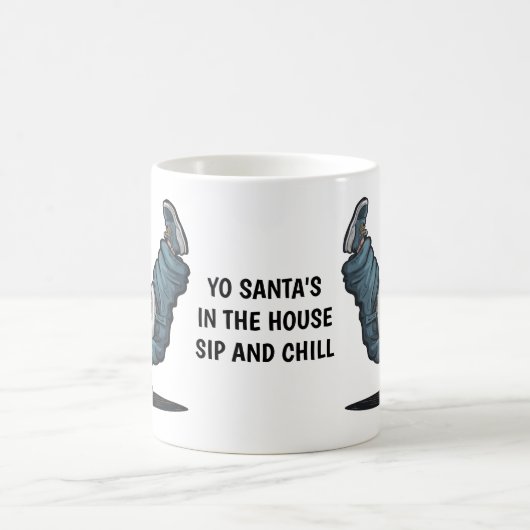 Hip Hop Santa Claus Kaffeetasse (Mittel)