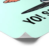 Hip Hop Santa Claus Poster (Ecke)