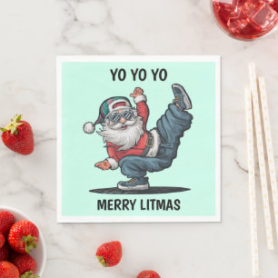 Hip Hop Santa Claus Serviette
