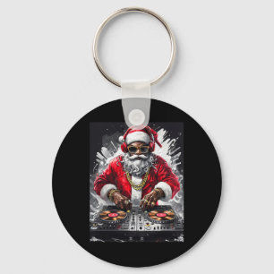 Hip Hop Santa Dj Weihnachten Schlüsselanhänger