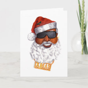 Hip Hop Santa Feiertagskarte