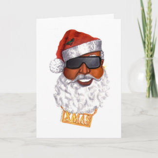 Hip Hop Santa Feiertagskarte