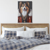Hip Hop Shetland Sheepdog | Sheltie Leinwanddruck (Insitu (Schlafzimmer))