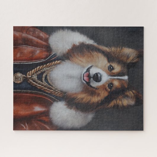 Hip Hop Shetland Sheepdog | Sheltie Puzzle (Horizontal)