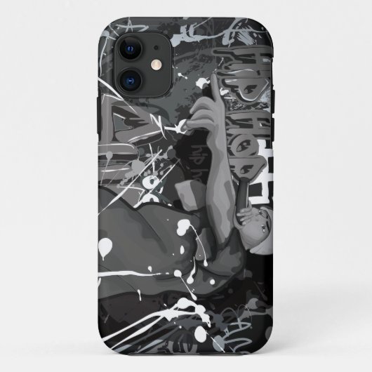 Hip Hop Singer Celebrity Case-Mate iPhone Hülle (Rückseite)