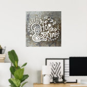 Hip Hop Skip Jump 2B Poster (Heimbüro)