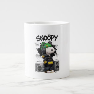 Hip-Hop Snoopy Urban Street Art Illustration Jumbo-Tasse