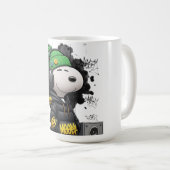 Hip-Hop Snoopy Urban Street Art Illustration Kaffeetasse (VorderseiteRechts)