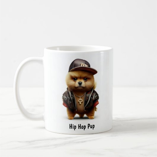 Hip Hop Spitz Tug Kaffee Tasse (Links)