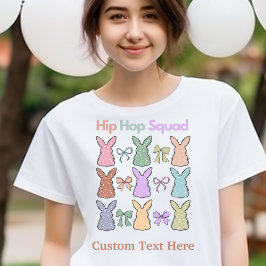 "Hip Hop Squad" Personalisiertes OsterT-Shirt T-Shirt