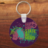 Hip Hop Staat des Geistes Schlüsselanhänger (Vorderseite)