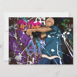 Hip Hop Star Einladung