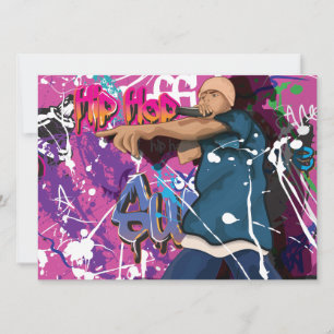 Hip Hop Star Einladung