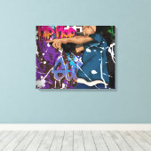 Hip Hop Star Leinwanddruck (Insitu (Holzboden))