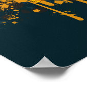 Hip Hop, Steet-Dance, Breakdancer Poster (Ecke)