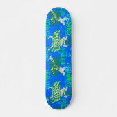 Hip Hop Street Arts Muster B Blue BG Skateboard (Vorne)