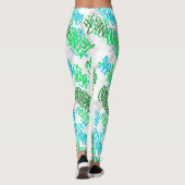 Hip Hop Street Arts Pattern Leggings (Rückseite)