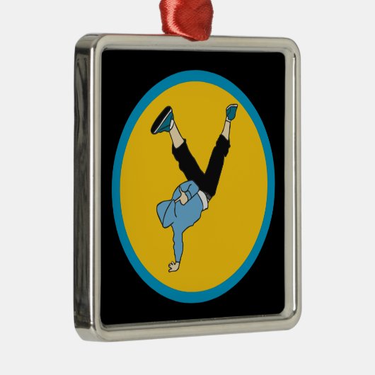 Hip Hop Street Stil moderne Tänzerin Ornament Aus Metall (Rechts)