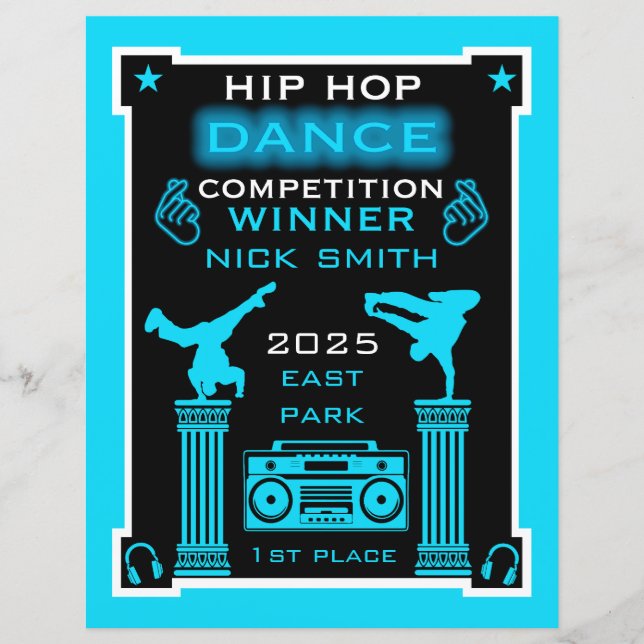 Hip Hop Tance Wettbewerb (Vorderseite)
