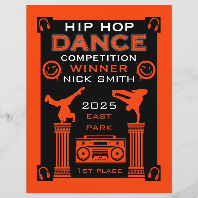 Hip Hop Tance Wettbewerb (Vorderseite)